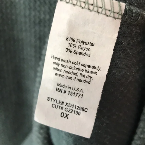 GILLI Waffle Knit Dress Sage 0X - Picture 5 of 5